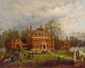 Het oude Westover-huis door Edward Lamson Henry