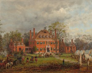 Het oude Westover-huis door Edward Lamson Henry