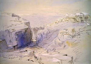 Baia, Zagora, Albanië door Edward Lear