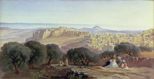 Bethlehem, 1879 door Edward Lear