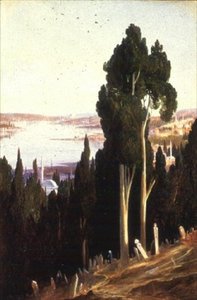 Constantinopel vanuit Egypte door Edward Lear