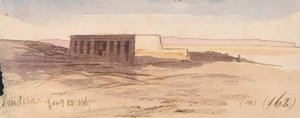 Dendera door Edward Lear