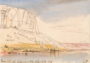 Gebel Sheikh Eredi door Edward Lear