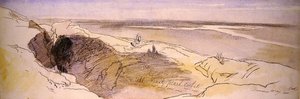In de woestijn bij Damascus door Edward Lear