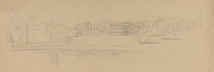 Knowsley Hall door Edward Lear