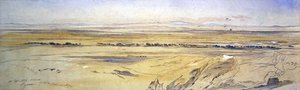 Lycaion, Arcadië door Edward Lear