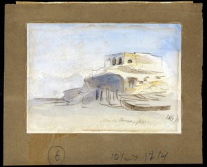 Massa Forno, op het eiland Gozo, Malta door Edward Lear