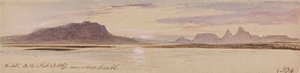 In de buurt van Abu Simbel door Edward Lear