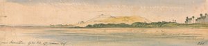 Omgeving Assouan door Edward Lear