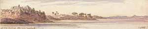Omgeving Daboad door Edward Lear