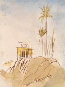 Omgeving Korosko door Edward Lear