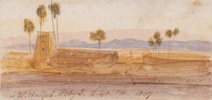 In de buurt van Wady Halfeh door Edward Lear