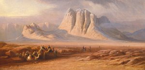 Sinaï door Edward Lear