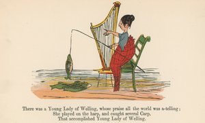 Er was een jonge dame van Welling, wiens lof de hele wereld vertelde, uit 