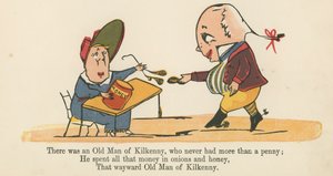 Er was een oude man uit Kilkenny, die nooit meer dan een cent had, uit 