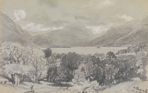 Ullswater, 14 okt. 1836 door Edward Lear