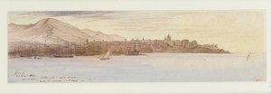 Uitzicht op Genua, 1864