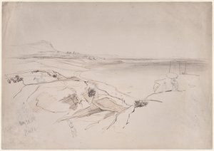 Uitzicht op Sciacca, Sicilië door Edward Lear