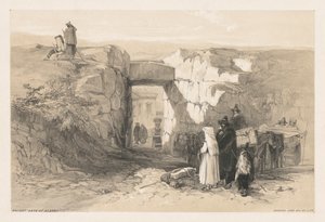 Gezichten van Rome en zijn Omgeving: Oude Poort van Alatri door Edward Lear