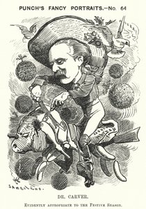 Dr. Carver (gravure) door Edward Linley (after) Sambourne