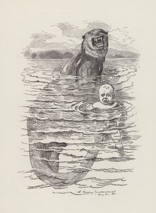 Illustratie voor The Water-Babies door Charles Kingsley door Edward Linley (after) Sambourne