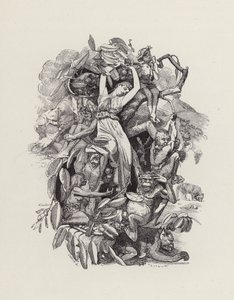 Illustratie voor The Water-Babies door Charles Kingsley door Edward Linley (after) Sambourne