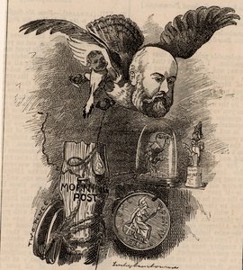 Algernon Borthwick, 1e Baron Glenesk (1830-1908) door Edward Linley Sambourne
