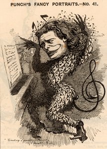 Anton Rubinstein (1829-1894) Russische pianist, componist en dirigent, oprichter van het St. Petersburg Conservatorium. In het Londense concertseizoen van 1881 verdiende hij ongeveer £10.000. Een van zijn composities was een opera 