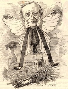 Karikatuur van George Granville Bradley door Edward Linley Sambourne