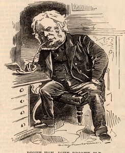Cartoon van John Bright
