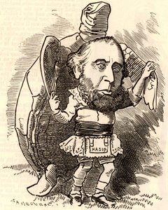 John Ellis danst met schildpad door Edward Linley Sambourne