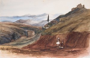 Andritzena door Edward & Lushington Franklin (1823 1901) Lear