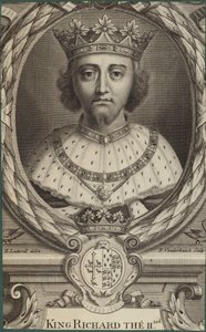 Portret van koning Richard II van Engeland