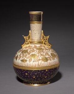 Vaas, gemaakt door Faience Manufacturing Company, USA door Edward Lycett