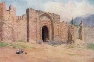 Poort van de Buitenmuur, Hari Parbat Fort, Srinagar
