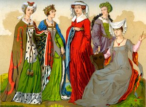 Engelse edelvrouwen, 15e-16e eeuw