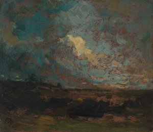 Na de bui door Edward Mitchell Bannister