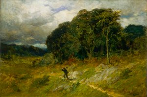 Naderende storm door Edward Mitchell Bannister