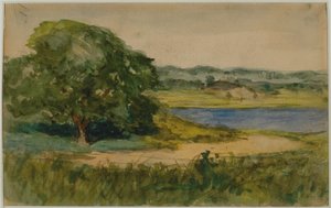 Landschap door Edward Mitchell Bannister