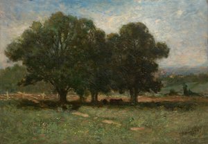 Landschap door Edward Mitchell Bannister