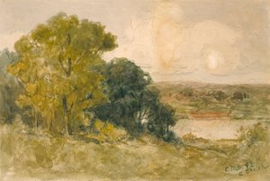 Op de Seekonk door Edward Mitchell Bannister
