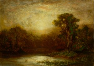 Zonsondergang, ca. 1875-1880