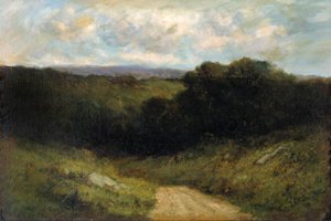 De weg naar de vallei door Edward Mitchell Bannister