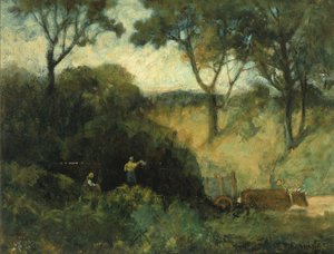De groet, 1895 door Edward Mitchell Bannister