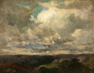 Zonder titel (landschap, bewolkte hemel)