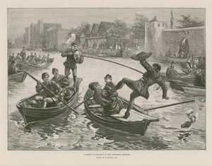 Een water toernooi in de vijftiende eeuw door Edward Morant Cox