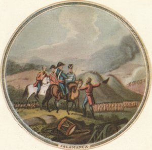 Slag bij Salamanca, 1815, 1910 door Edward Orme