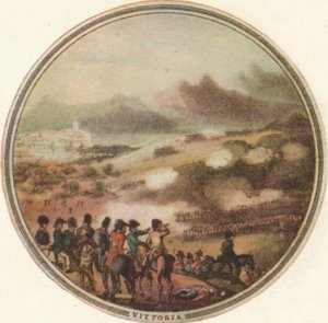 Slag bij Vittoria, 1815 1910 door Edward Orme