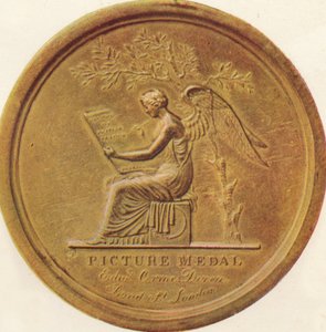 De veldslagen van het Britse leger van 1808 tot 1814 - Beeldmedaille, 1815, 1910 door Edward Orme