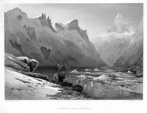 IJsbergmeer, Isterdal, Noorwegen, midden-late 19e eeuw